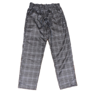 Plaid soft pants